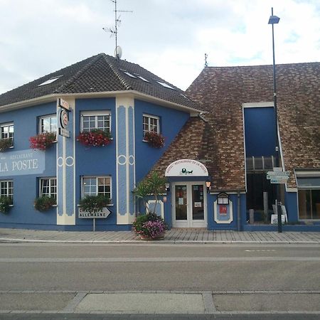 Hotel Restaurant De La Poste Mulhouse Ottmarsheim Bantzenheim Exterior foto